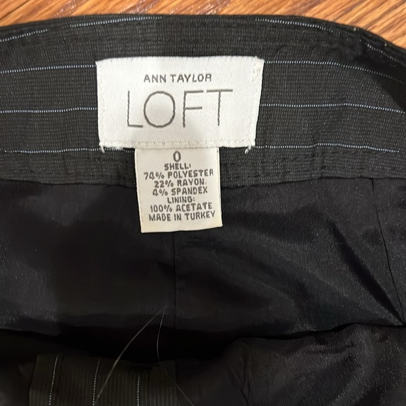 Pinstripe skirt Ann Taylor Loft - Picture 3 of 3